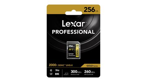 Lexar Professional 2000x Uhs Ii Sdxc Card Now Available In 256gb Size