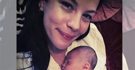 proud mum liv tyler shares breastfeeding selfie with newborn daughter lula mirror online