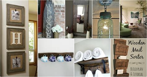 Any country home decor lover will enjoy this cute gift! 40 Rustic Home Decor Ideas You Can Build Yourself - DIY ...