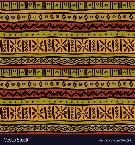 Ethnic Ornamental African Endless Texture Seamless