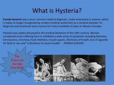 Hysteria Presentation