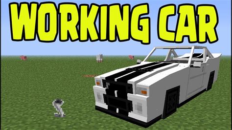 How To Make A Working Car In Minecraft Ps3 Classic Car Walls