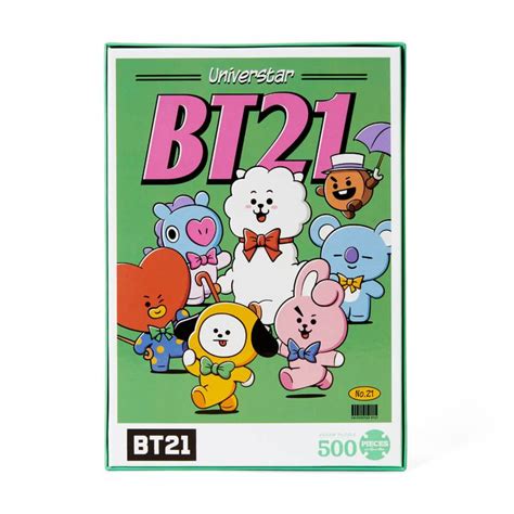 Bt21 Poster Jigsaw Puzzle 500 Pcs Jigsaw Puzzles Puzzle Set Jigsaw