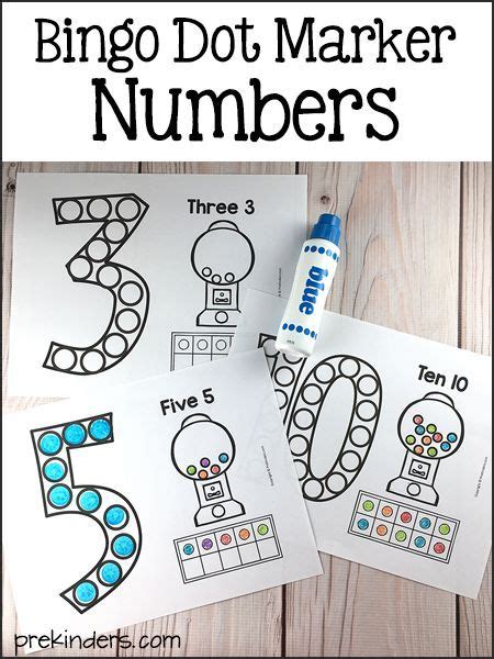Large Numeral Printables And More Number Printables Dot Marker