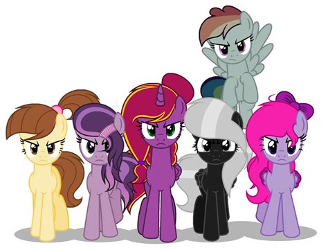 My Mane 6 Coming In Anger By Diamond Chiva On Deviantart