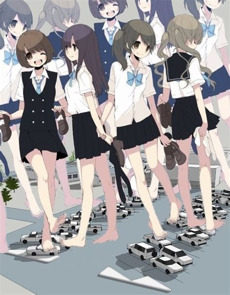 Giantess Schoolgirls In A Parking Lot By Carcrushlover On Deviantart