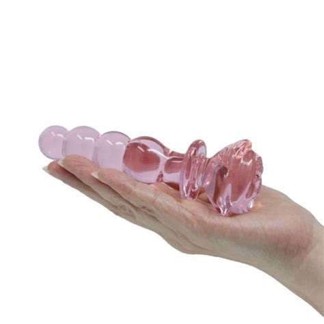 Beaded Pink Glass Anal Butt Plug Dildo Beads Anal Sex Toys For Men Women Couples 603912337358 Ebay