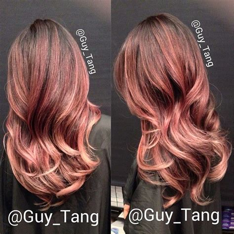 Rose Gold Guy Tang Hair Balayage Hair Rose Hair Styles