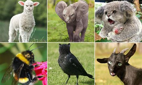 Artist Puts Cat Faces On Other Animals To Create Very Odd Creatures