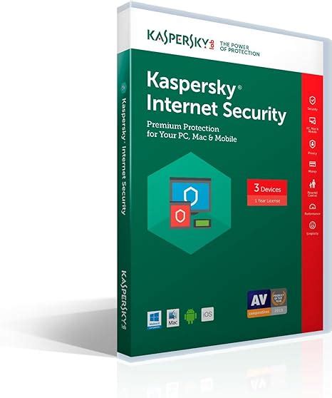 Kaspersky Lab Internet Security 2017 3 Device1 Year Key