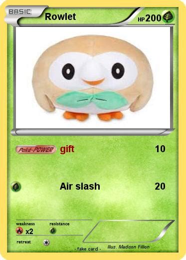 Pokémon Rowlet 142 142 T My Pokemon Card