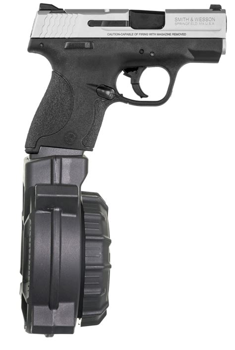 Smith And Wesson Mandp 9 Shield With 50rd Drum For Sale
