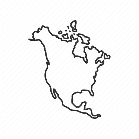 North America Map Transparent
