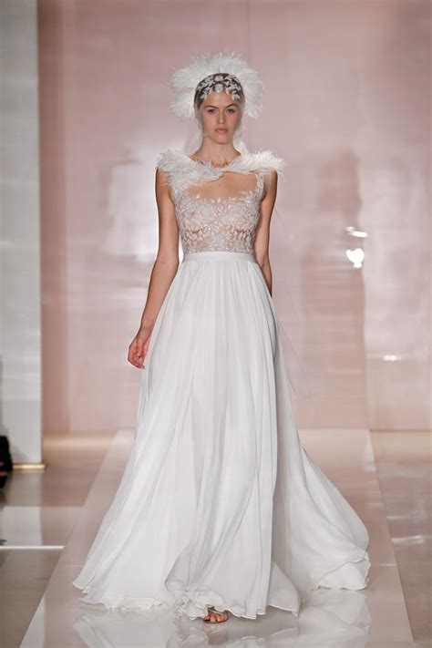 these risqué wedding gowns are for daring brides only reem acra wedding dress bridal dresses