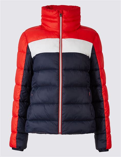 Colour Block Jacket With Concealed Hood Mands Collection Mands Color