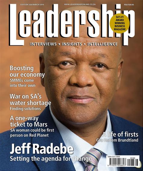 Leadership March 2016 Issue 368 Magazine Get Your Digital Subscription