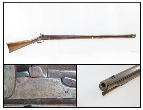 Va Long Rifle With 1809 Richmond Virginia Manufactory Lock Confederate