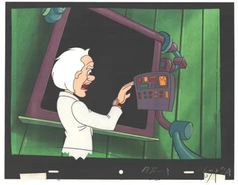 Back To The Future Original Production Animation Cel Universal 1991 2