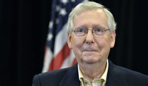 Senator from ky a greasy lobbyist for wells fargo, big coal, big guns and big tobacco, now working for big insurance. Senate Majority Leader Mitch McConnell, R-Ky., reacts to a ...