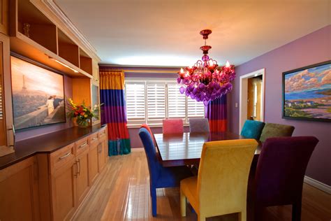 Pick the best one and build your dream dining room now! colorful-dining-chairs-Dining-Room-Eclectic-with-bold ...