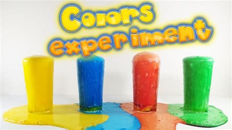 Colors Experiment For Kids Youtube