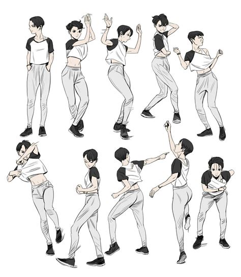 Dancing Poses Drawing Reference Fashiondesigntemplatemodelsmale