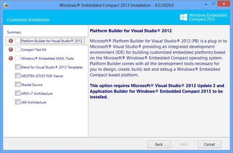 Windows Embedded Compact 2013 Installation Troubleshoot Windows Ce