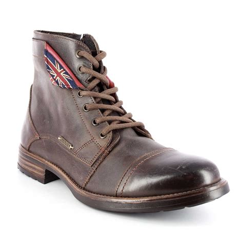 Bota De Piel Para Caballero Pepe Jeans Cafe Obscuro Sears