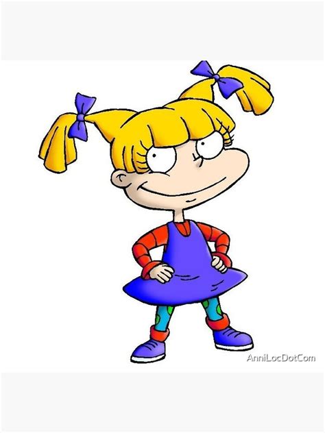 Angelica Pickles From Rugrats Poster For Sale By Annilocdotcom Redbubble