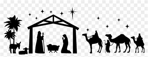 Download High Resolution Nativity Silhouette Nativity Scene Clipart