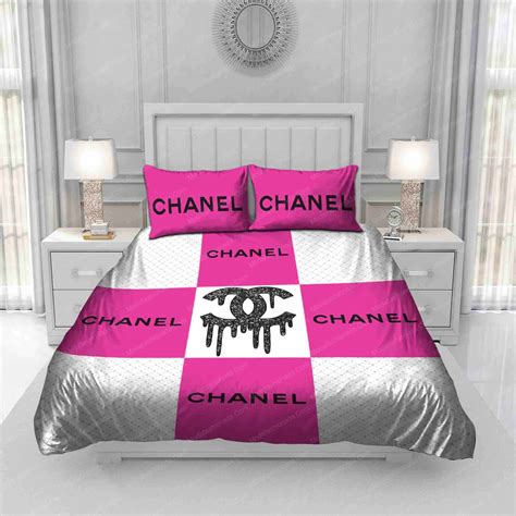 Buy Pink Chanel Bedding Sets Bed Sets With Twin Full Queen King Size