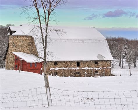 Michigan Nut Photography Old Barns And Log Cabins Fieldstone Barns