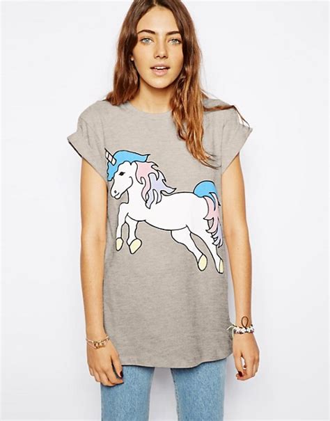 Asos Asos T Shirt With Unicorn Print