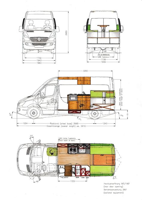 Ausbau Plan Und Bestandsaufnahme Unseres Sprinters Overlandys Sprinter Camper Wohnmobil
