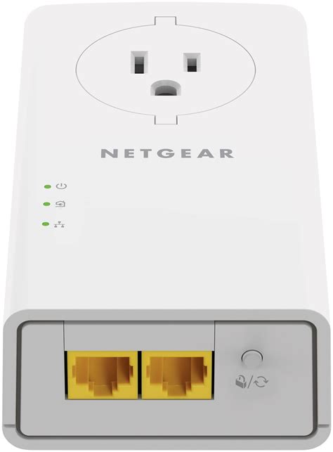Netgear Powerline Adapter Kit 2000 Mbps Wall Plug 2 Gigabit Ethernet