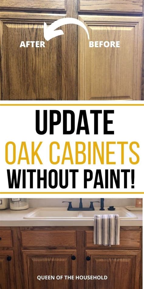 How To Update Oak Cabinets Without Painting By Simply Using Briwax