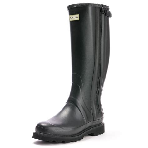 Hunter Field Commando Full Zip Mens Wellington Boot Footwear From Cho Fashion And Lifestyle Uk