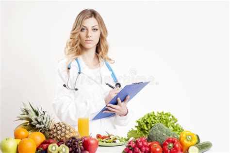 Female Dietitian Stock Photo Image Of Nutritionist Prevention 72719942