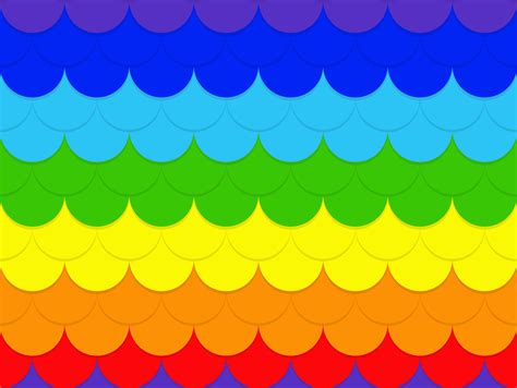 Abstract Seamless Rainbow Circle Pattern Background Vector
