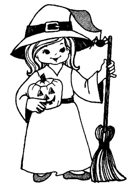 We hope you enjoy our online coloring books! Halloween Witch Coloring Pages - GetColoringPages.com