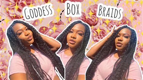 Don't miss our 15% off sale on most items this season. GODDESS BOX BRAIDS|| First time💕Tutorial - YouTube
