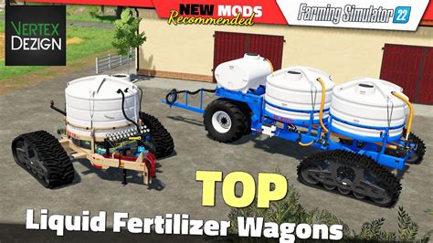 Fs22 Liquid Fertilizer Wagons Pack By Vertexdezign Farming