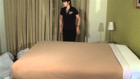 Housekeeping Step By Step Bedmaking Youtube