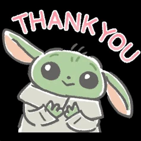 Thank You Gracias Cute Cartoon Wallpapers Yoda Wallpaper Yoda Images