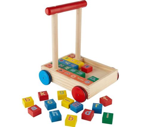 Buy Chad Valley Playsmart Wooden Alphabet Trolley At Uk Your
