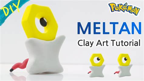 DIY How to make Pokemon Meltan in clay Pokemon Clay Art 클레이로 포켓몬 멜탄
