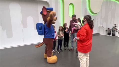 Nickelodeon Universe Paw Patrol Chase Meet And Greet Youtube