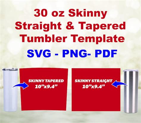 30oz Tumbler Wrap Size 30 Oz Skinny Tumbler Svg Sublimation Etsy