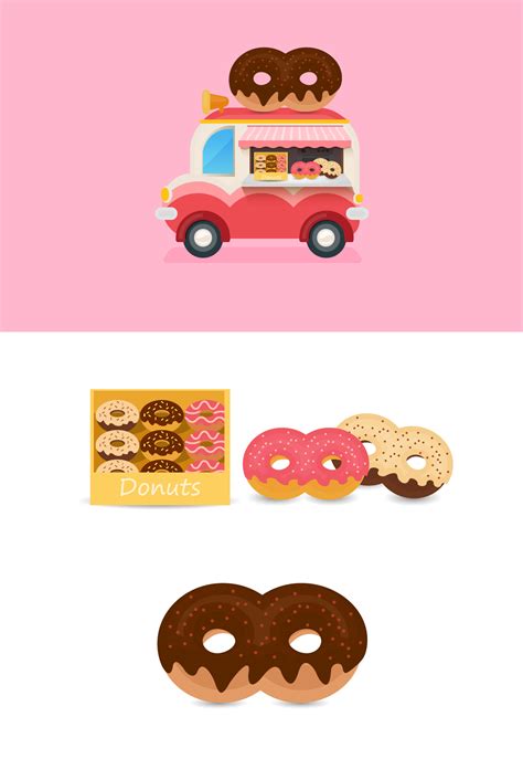 Donuts truck on Behance