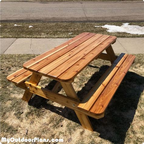 6 Ft Picnic Table Plans Etsy